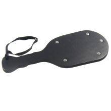 Rivet Leather Hand Paddle Kinky Sm Spanking Leather Sexual Wide Paddle Bdsm Sex Pleasure Toys
